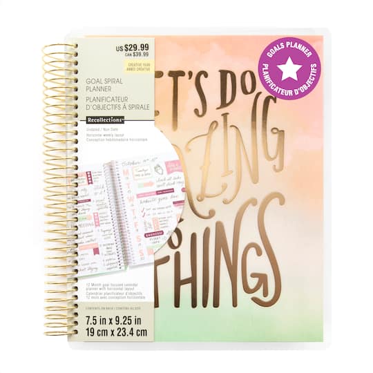 Creative Year Amazing Things Medium Goal Planner by Recollections